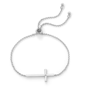 CROSS BRACELET W/DIAMOND