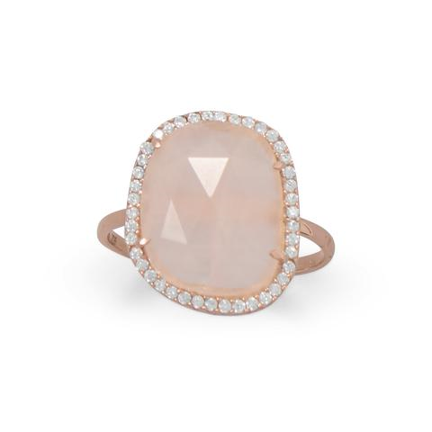 ROSE QUARTZ RING