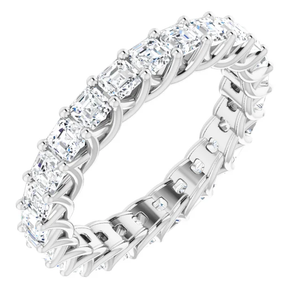 ASSCHER DIAMOND ETERNITY BAND