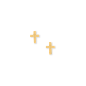 CROSS STUD EARRINGS