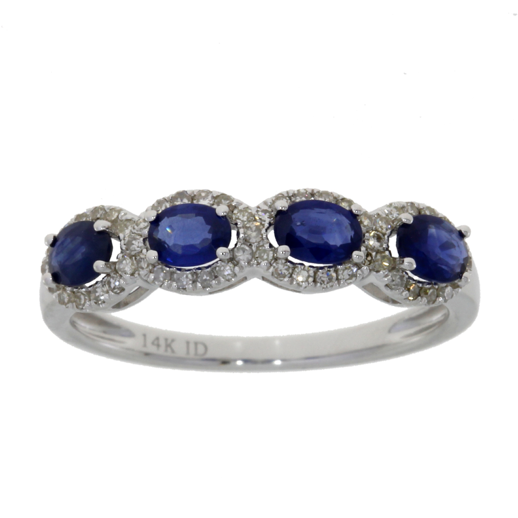 SAPPHIRE/DIAMOND RING