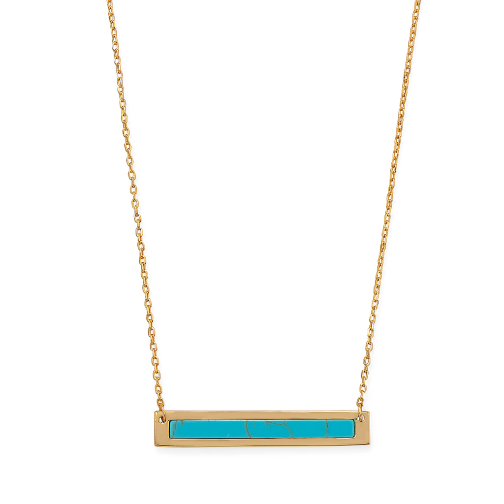 TURQUOISE BAR NECKLACE